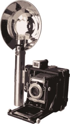 Old fashioned camera photo