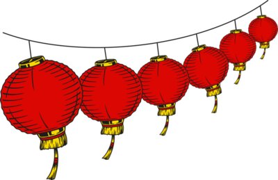 Chinese Lanterns  left 