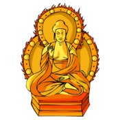 Buddhist temple figure